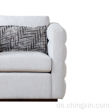 Wohnzimmer-Sofa Modernes Stoff-Schnittsofa-Sets Sessel-Sofas